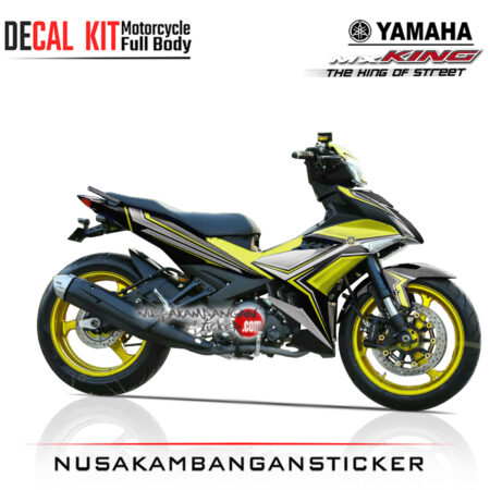 Decal Sticker Yamaha MX-King 150 Yelow Black Stiker full Body