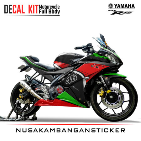 Decal Sticker Yamaha R15 V2 Livery KRT Modifikasi Stiker Full Body