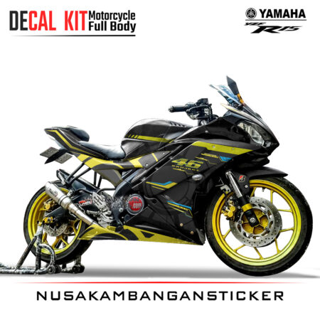 Decal Sticker Yamaha R15 V2 VR46 Project Modifikasi Stiker Full Body