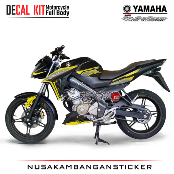 Decal Sticker Yamaha Vixion Carbon Black Yelow Graphic Kit