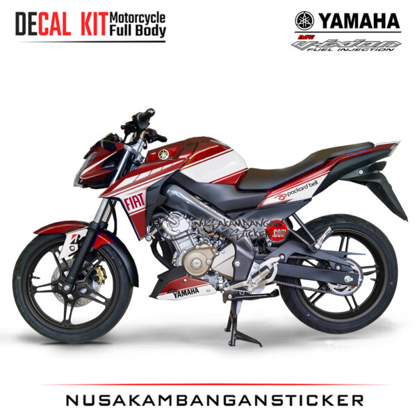 Decal Sticker Yamaha Vixion Graphic Kit Moto Gp Livery Merah