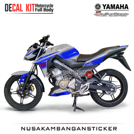 Decal Sticker Yamaha Vixion Graphic Kit Moto Gp Livery Putih