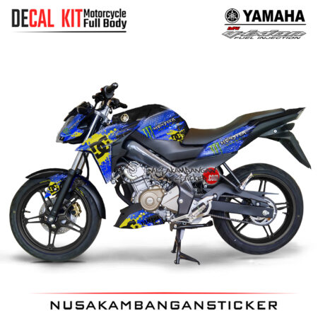 Decal Sticker Yamaha Vixion Graphic Kit Street Racing Black