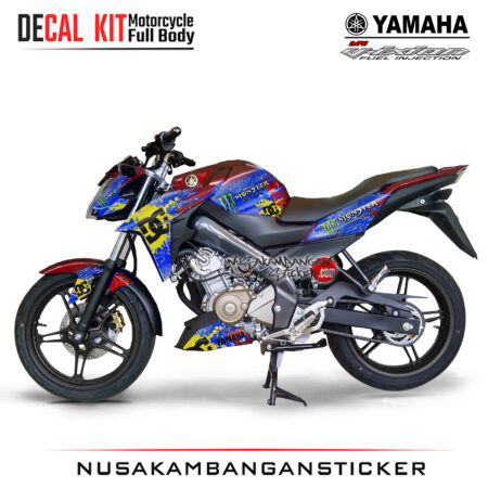 Decal Sticker Yamaha Vixion Graphic Kit Street Racing Red