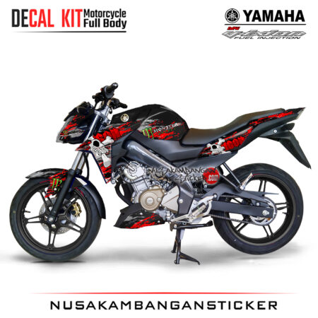 Decal Sticker Yamaha Vixion KenBlock! Hitam Graphic Kit