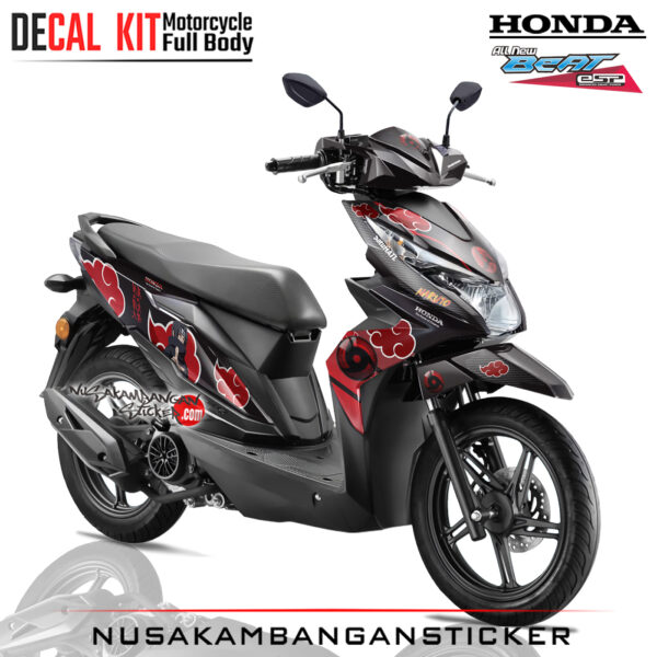 Decal Stiker All New Honda Beat Fi Black Uchiha Sticker Full Body