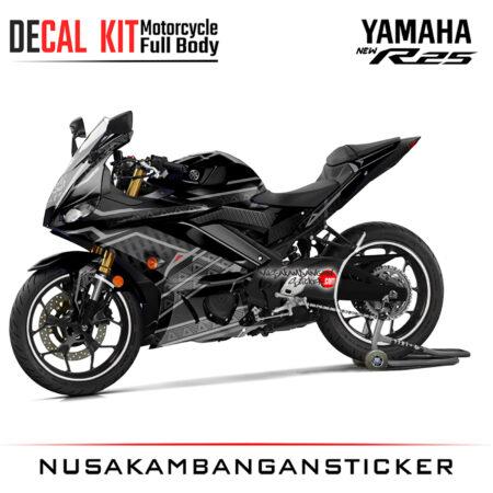 Decal stiker Yamaha All New R25 Black Panther Graphic Sticker Motorcycle