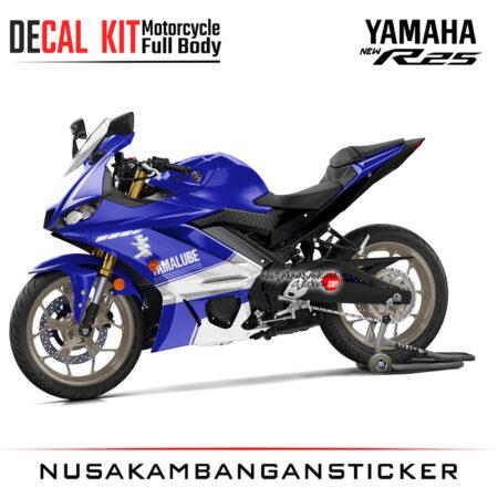 Decal stiker Yamaha All New R25 Livery YZF Biru Graphic Sticker Motorcycle