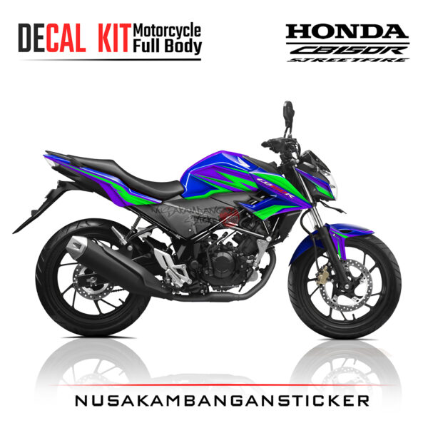 Decal Kit Sticker Honda New CB 150 R Streetfire Purple Blue Stiker Full Body
