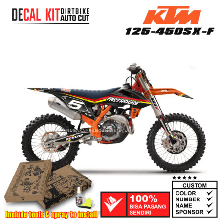 Decal Kit Sticker KTM 125-450 SX-F 2019-2021 Supermoto Dirtbike Graphic 31 Motocross Decals