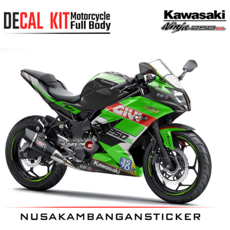 Decal Kit Sticker Kawasaki Ninja 250 Sl Mono G.I.V.I. Motorcycle Graphic