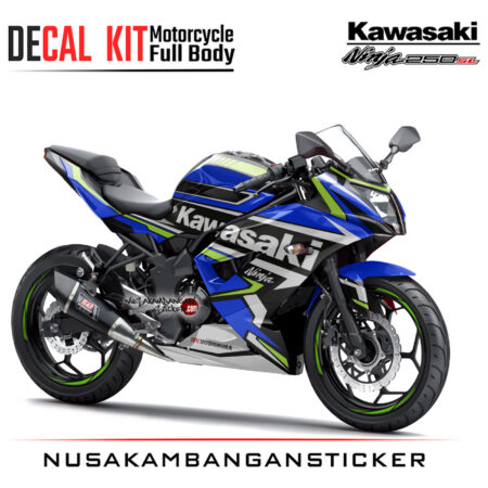 Decal Kit Sticker Kawasaki Ninja 250 Sl Mono Kawasaki Racing 06 Motorcycle Graphic
