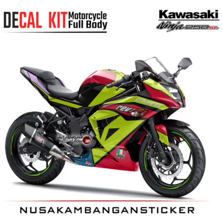 Decal Kit Sticker Kawasaki Ninja 250 Sl Mono Motorcycle Graphic 01