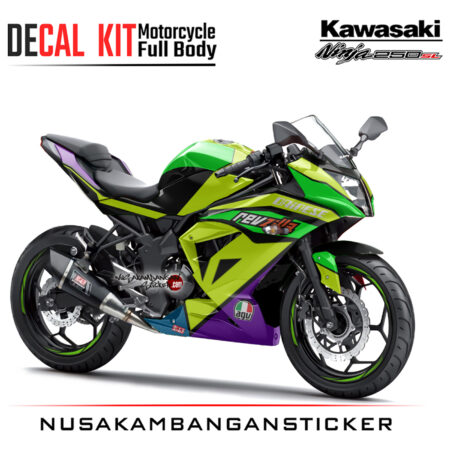 Decal Kit Sticker Kawasaki Ninja 250 Sl Mono Motorcycle Graphic 02