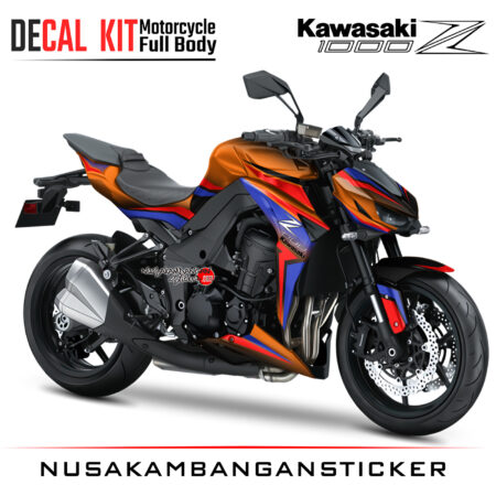 Decal Kit Sticker Kawasaki Ninja Z 1000 Graphic Orens Big Bike Decal Modification