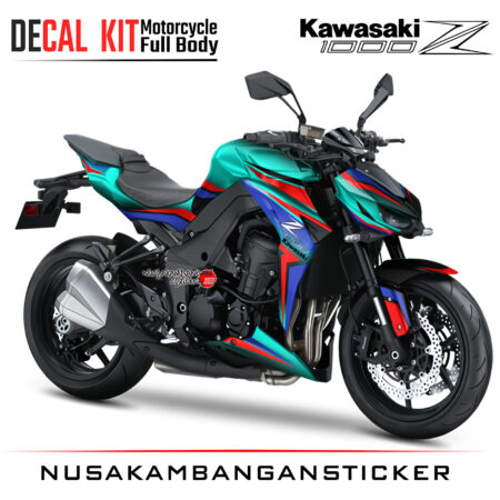 Decal Kit Sticker Kawasaki Ninja Z 1000 Graphic Tosca Big Bike Decal Modification