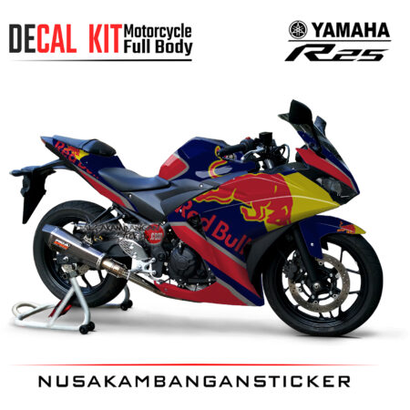 Decal Kit Sticker Yamaha R25 Banteng Stiker Full Body