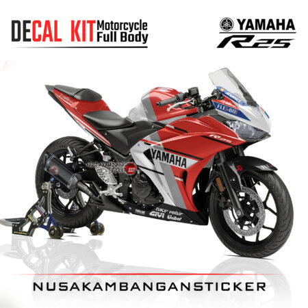 Decal Kit Sticker Yamaha R25 Livery Moto Gp 01 Stiker Full Body