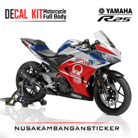 Decal Kit Sticker Yamaha R25 Livery Moto Gp 07 Stiker Full Body