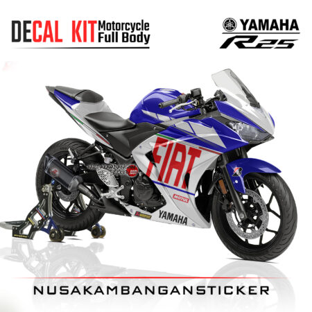 Decal Kit Sticker Yamaha R25 Livery Moto Gp 08 Stiker Full Body