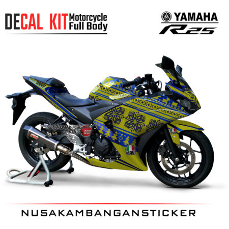 Decal Kit Sticker Yamaha R25 Spesial Edition 03 Stiker Full Body