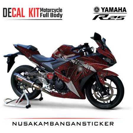 Decal Kit Sticker Yamaha R25 Spider Graphic Stiker Full Body