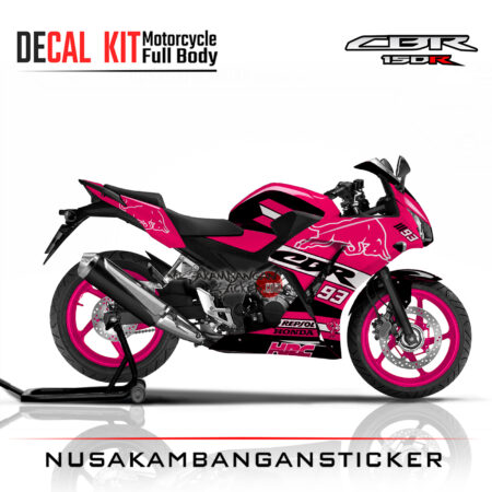 Decal Sticker Honda CBR 150 K45 Lokal Banteng Pink Stiker Full Body