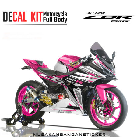 Decal Sticker Honda CBR 150 R All New 150 R Evolution Pink Stiker Full Body