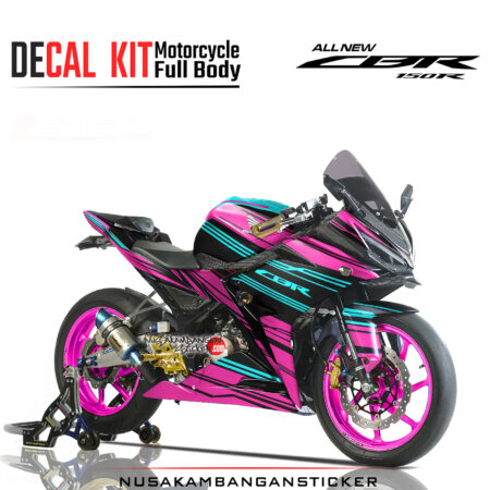 Decal Sticker Honda CBR 150 R All New Authenthic Black Pink Stiker Full Body