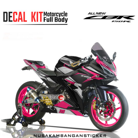 Decal Sticker Honda CBR 150 R All New Fast Bikies 01 pink Stiker Full Body
