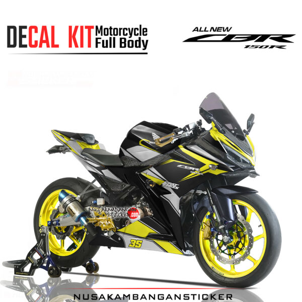 Decal Sticker Honda CBR 150 R All New Fast Bikies kuning Stiker Full Body