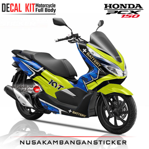 Decal Sticker Honda PCX 150 New Livery Helmet Kyt Aleix espargaro Biru Stiker Full Body