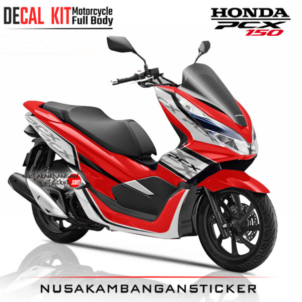 Decal Sticker Honda PCX 150 New Merah Stiker Full Body