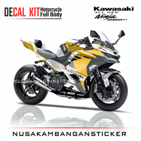 Decal Sticker Kawasaki All New Ninja 250 Fi 2018 Desmodesici Kuing 03 Modifikasi Stiker Full Body
