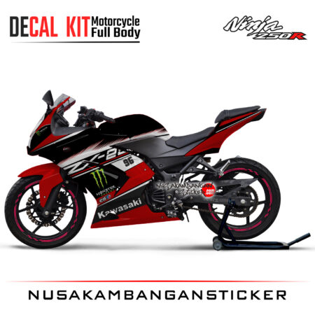 Decal Sticker Kawasaki Ninja 250 Karbu ZX Livery 02 Motorcycle Graphic Kit