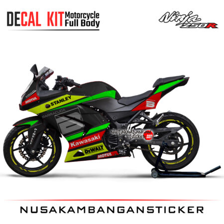 Decal Sticker Kawasaki Ninja 250 Karbu ZX Livery Tech 3 Graphic Kit