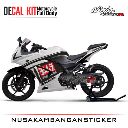 Decal Sticker Kawasaki Ninja 250 Karbu ZX Livery Yoshimura! Motorcycle Graphic Kit
