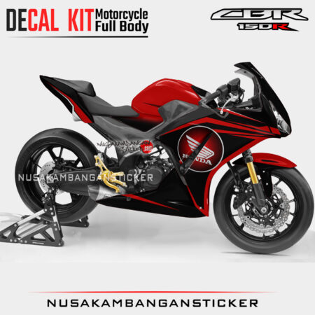 Decal Sticker Kit Honda CBR 150 K45 Lokal BLack Honda Graphic Motorcycle