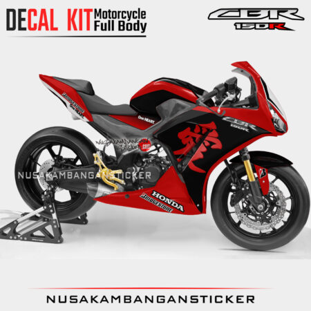 Decal Sticker Kit Honda CBR 150 K45 Lokal Red Kanji Graphic Motorcycle