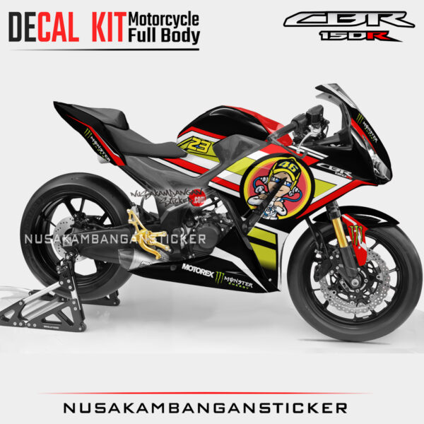 Decal Sticker Kit Honda CBR 150 K45 Lokal Red VR46 Graphic Motorcycle
