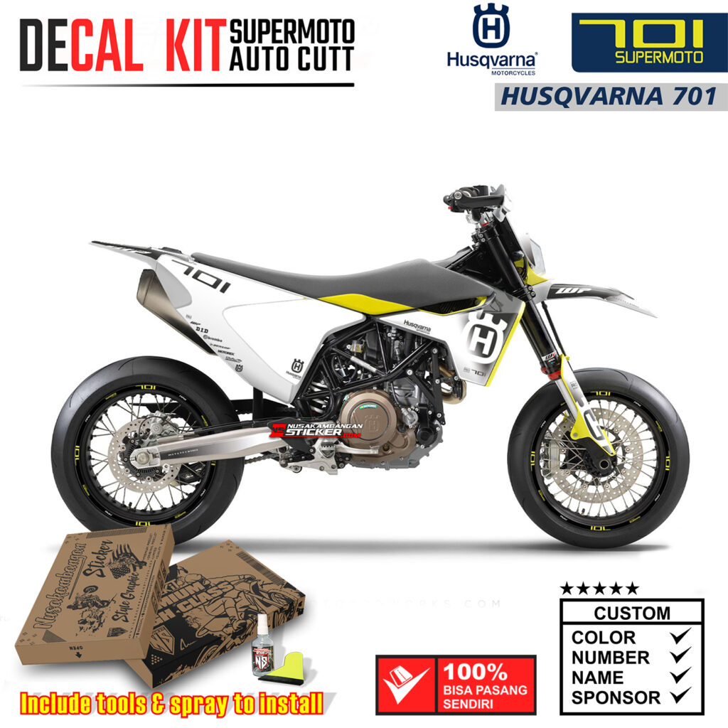 Husqvarna Motorcycle Graphics | Custom Sticker Kit - Foto 8
