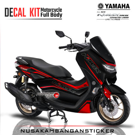 Decal Sticker Yamaha All New N Max 2020 Red Black Stiker Full Body