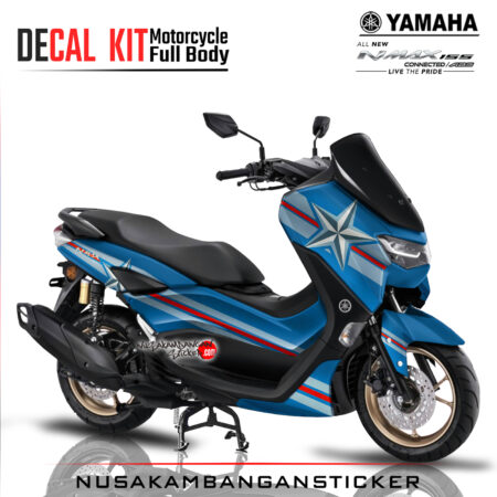 Decal Sticker Yamaha All New N Max 2020 Stars Blue Stiker Full Body