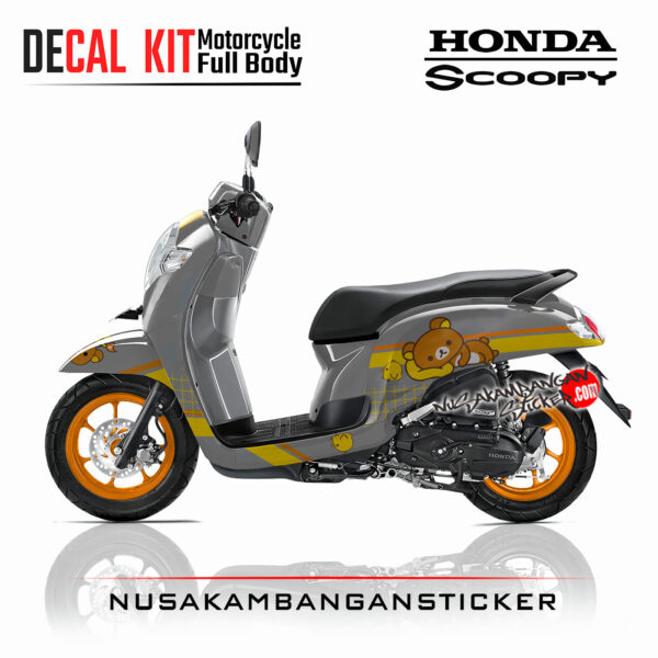 Decal Stiker Honda Scoopy New Rilakuma 03 Sticker Full Body