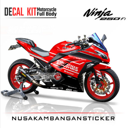 Decal Stiker Kawasaki Ninja 250 Fi-EQUINOX Sticker Full Body