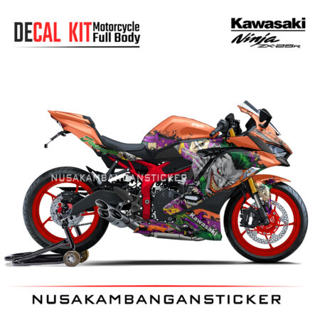 Decal Stiker Kawasaki Ninja ZX25R Joker minestroy Orens Sticker Full Body Ninja Modifikasi