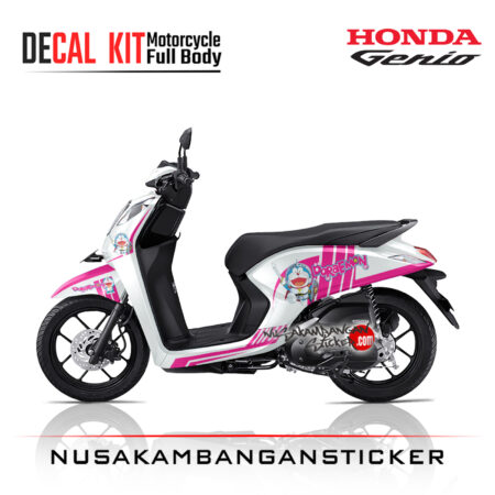 Decal sticker Honda Genio 125 Hello Kity Pink Sticker Full Body