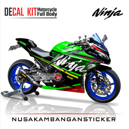 Decal-stiker Ninja 250 Fi-livery wolrd KRT Hijau Sticker Full Body