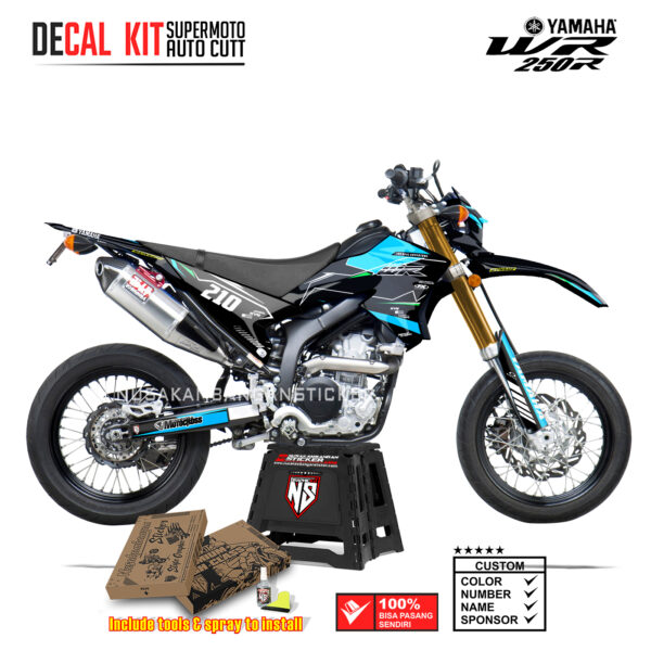 DECAL KIT STICKER SUPERMOTO DIRTBIKE YAMAHA WR 250 R LAYER FX RACING TOSCA05 GRAPHIC DECAL
