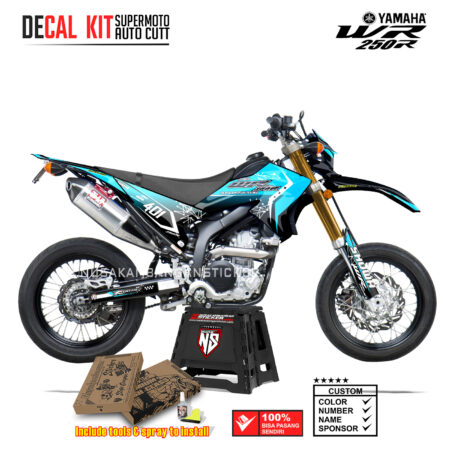 DECAL KIT STICKER SUPERMOTO DIRTBIKE YAMAHA WR 250 R LAYER STAR CROSS WR TOSCA05 GRAPHIC DECAL